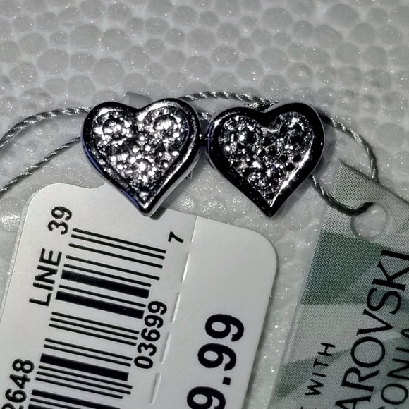 Swarovski sterling silver crystal earrings *NEW!* - Picture 2 of 4